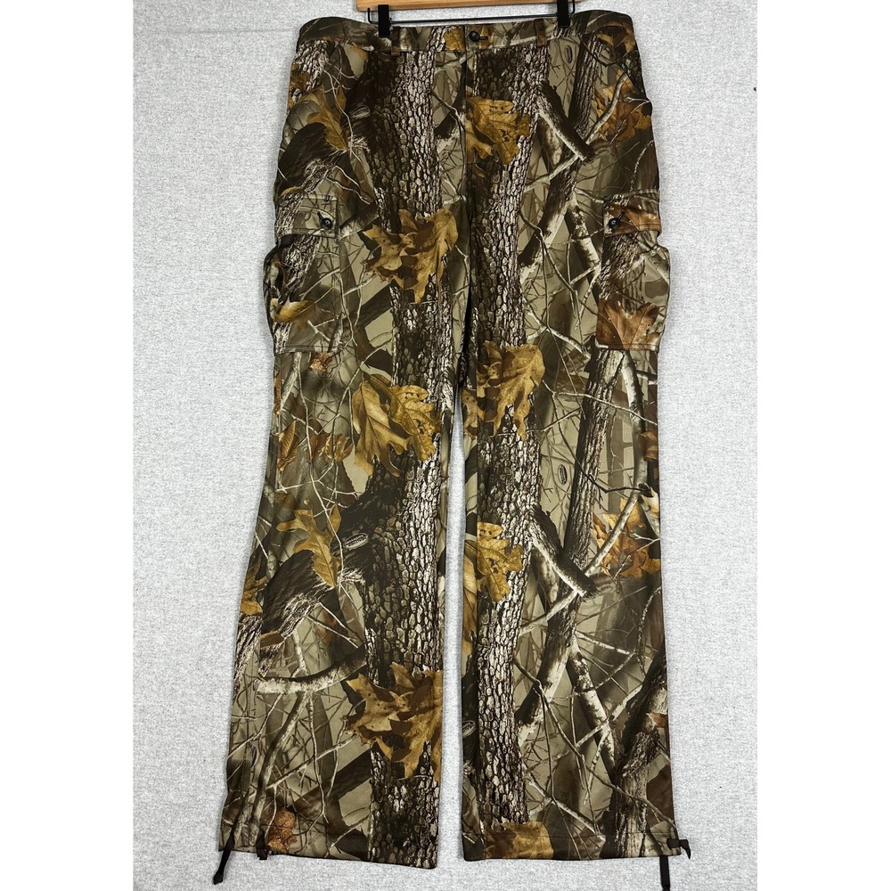 Guide Series Camo Cargo Pants Mens XL Brown Realtree Camo Hunting Lightweight